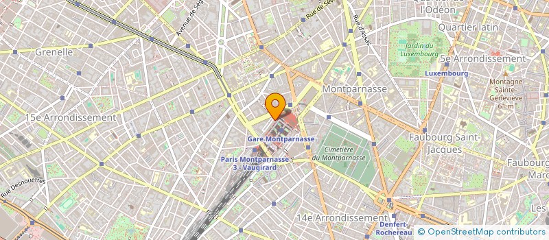 localisation de l'entreprise CENTRE RECHERCHES ECONOMIQUES & SOCIALES  PARIS