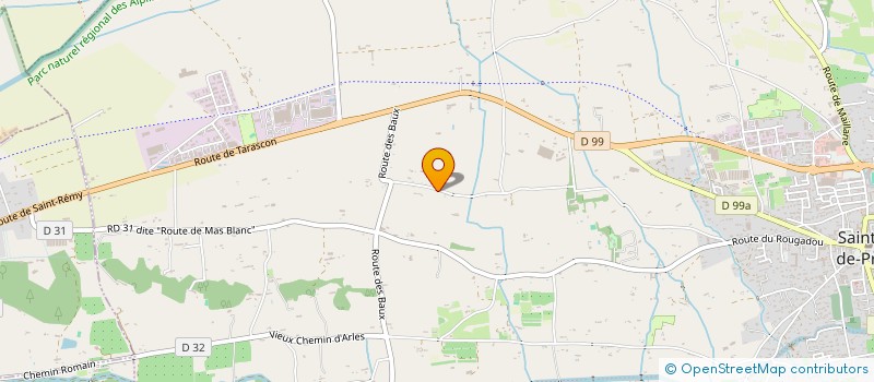 localisation de l'entreprise CENTRE RECHERCHES ET ETUDES MERIDIONALES  SAINT-REMY-DE-PROVENCE