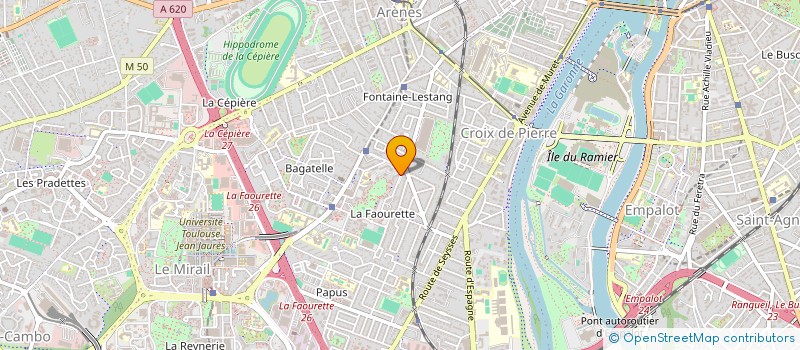localisation de l'entreprise CENTRE RECHERCHES L'ALTERNATIVE SOCIALE  TOULOUSE