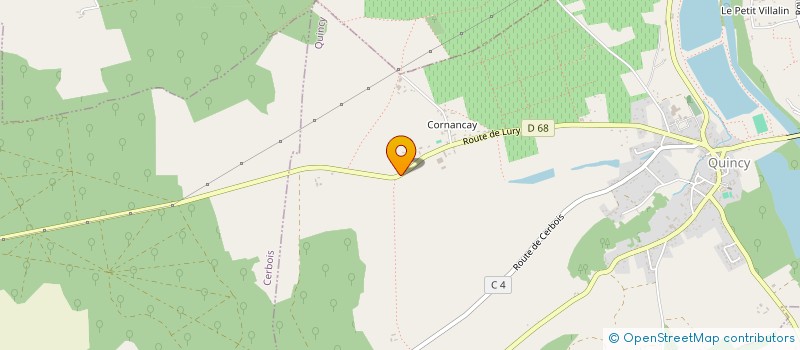 localisation de l'entreprise CENTRE RECYCLAGE  QUINCY