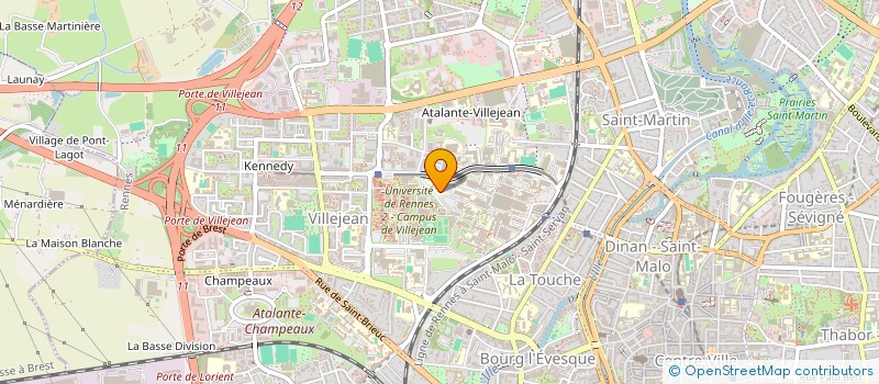 localisation de l'entreprise CENTRE REGION TRANSFUSION SANGUINE à RENNES