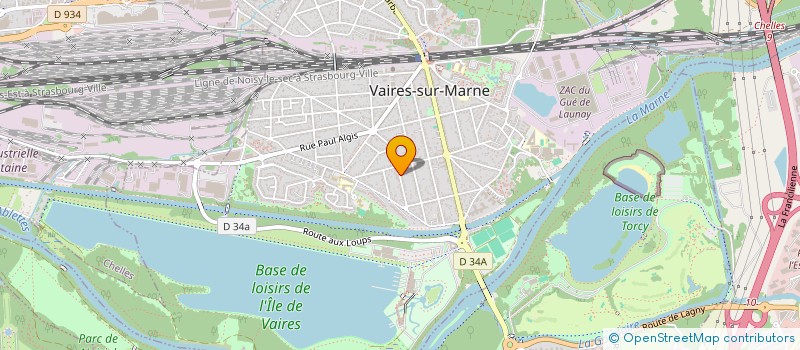 localisation de l'entreprise CENTRE REGIONAL AFRICAIN DE TECHNOLOGIE  VAIRES-SUR-MARNE