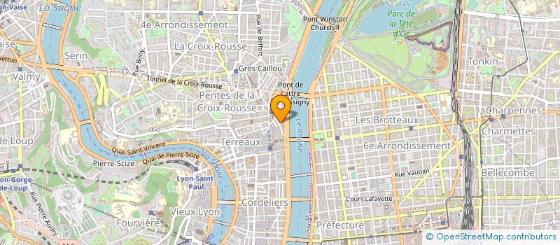 localisation de l'entreprise CENTRE REGIONAL D'ECHANGES ET FORMATION à LYON