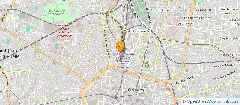 localisation de l'entreprise CENTRE REGIONAL D ETUDES D ACTIONS ET D INFORMATIONS à ORLEANS