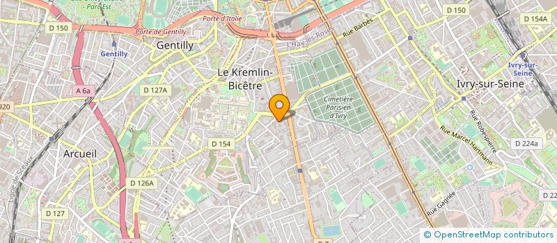 localisation de l'entreprise CENTRE REGIONAL D'ILE DE FRANCE à LE KREMLIN-BICETRE
