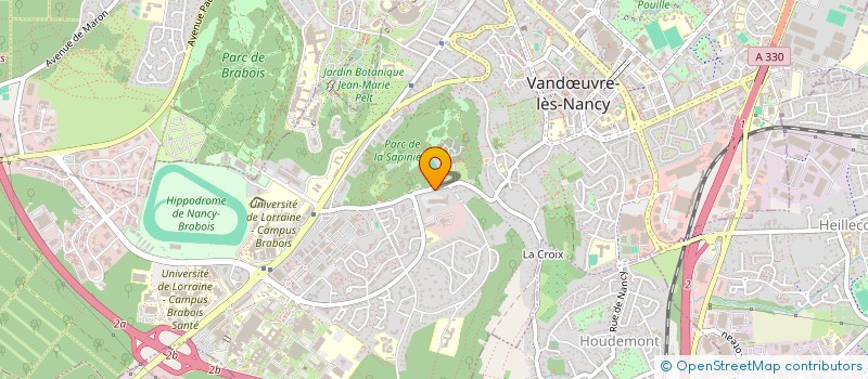 localisation de l'entreprise CENTRE REGIONAL DE COORDINATION DES DEPISTAGES DES CANCERS DE LA REGION GRAND EST  VANDUVRE-LES-NANCY