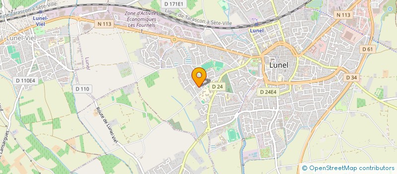 localisation de l'entreprise CENTRE REGIONAL DE FORMATION DE LA FNMNS REGION LANGUEDOC ROUSSILLON  LUNEL