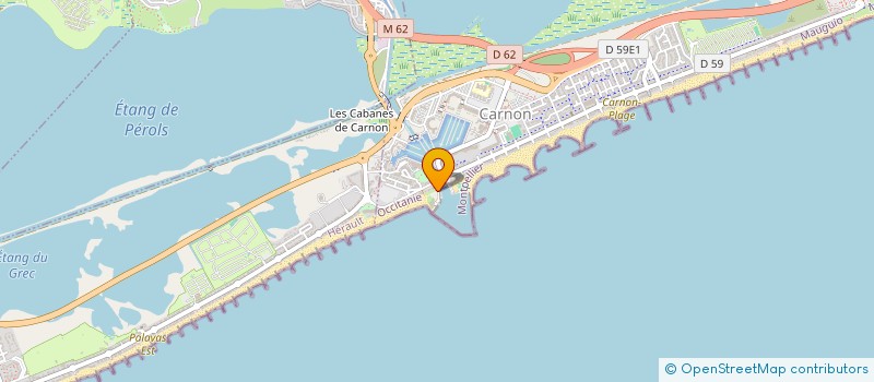 localisation de l'entreprise CENTRE REGIONAL DE FORMATION ET D ENTRAINEMENT A LA VOILE  MAUGUIO