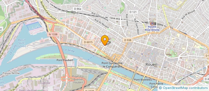 localisation de l'entreprise CENTRE REGIONAL DE FORMATION PERSONNALISEE à ROUEN