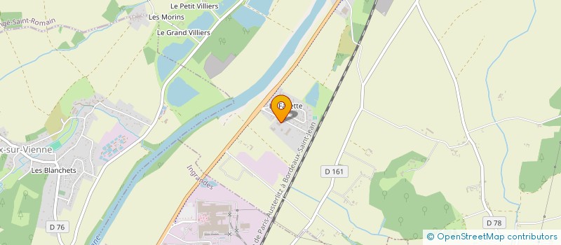 localisation de l'entreprise CENTRE REGIONAL DE FORMATION PIOLANT  DANGE-SAINT-ROMAIN