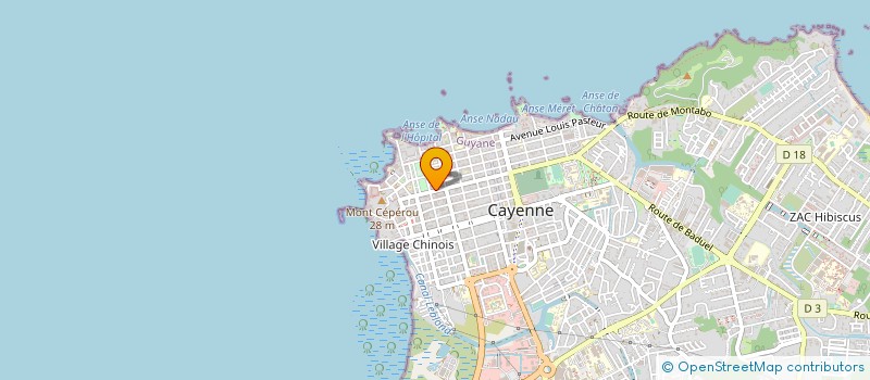 localisation de l'entreprise CENTRE REGIONAL DE FORMATION PROFESSIONNELLE D AVOCATS  CAYENNE