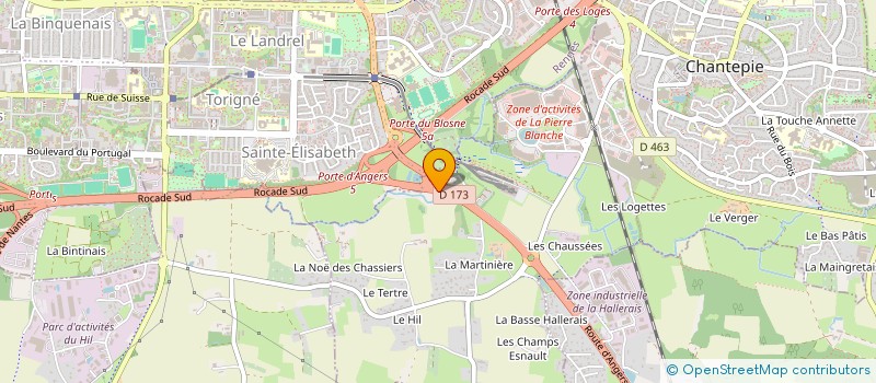 localisation de l'entreprise CENTRE REGIONAL DE GERIATRIE à CHANTEPIE