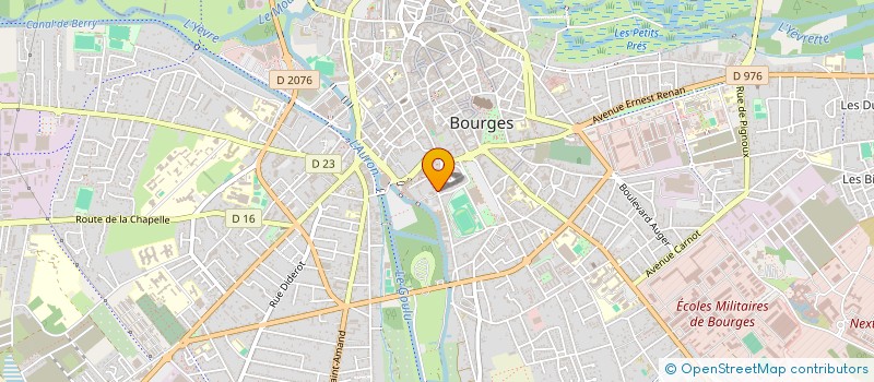localisation de l'entreprise CENTRE REGIONAL DE LA CHANSON à BOURGES