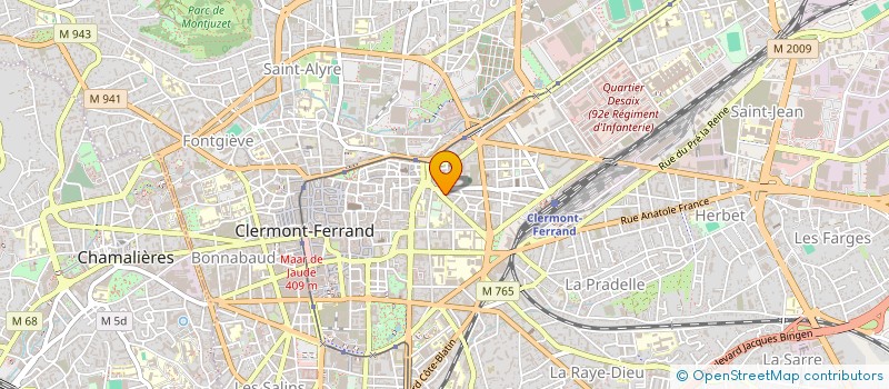 localisation de l'entreprise CENTRE REGIONAL DE SURDITE à CLERMONT-FERRAND
