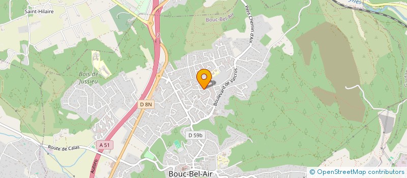 localisation de l'entreprise CENTRE REGIONAL DE TIR SPORTIF à BOUC-BEL-AIR