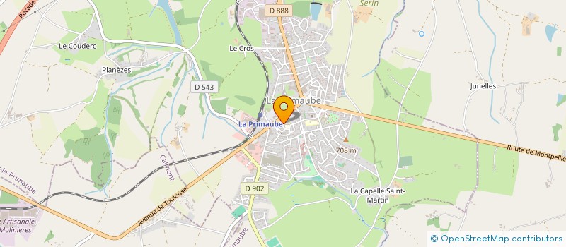localisation de l'entreprise CENTRE REGIONAL DES ENSEIGNENTS D'OCCITAN DE L'AVEYRON à LUC-LA-PRIMAUBE