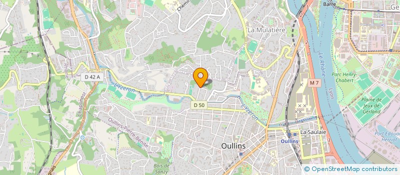 localisation de l'entreprise CENTRE REGIONAL ENSEIG FORMATION CONTIN à OULLINS-PIERRE-BENITE
