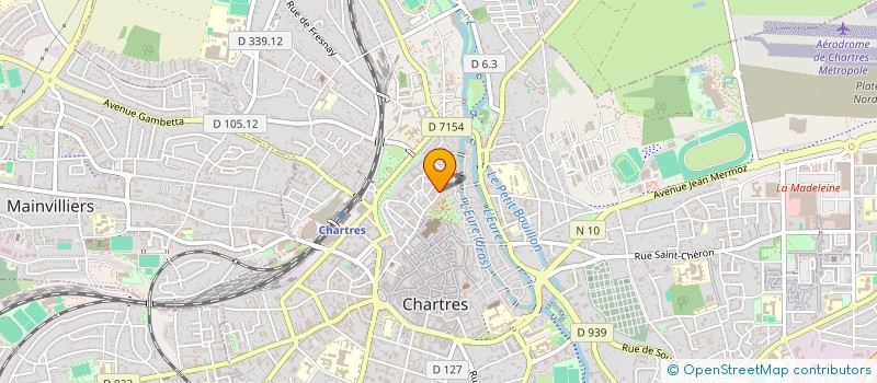 localisation de l'entreprise CENTRE REGIONAL ENSEIGN AGRICOLE PRIVE à CHARTRES