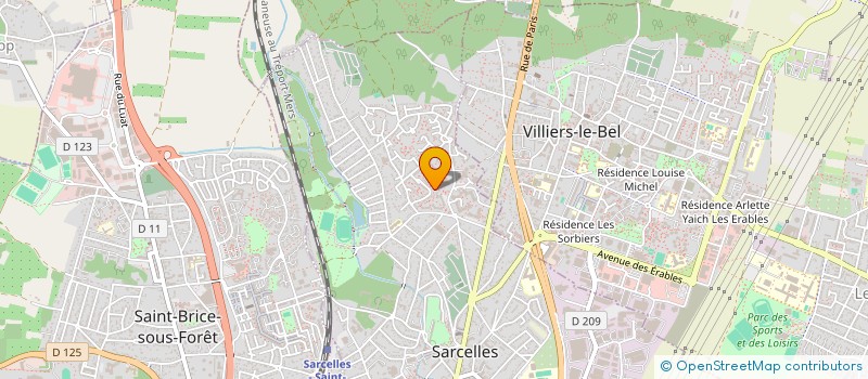 localisation de l'entreprise CENTRE REGIONAL EUROPEEN DE DISTRIBUTION à SARCELLES