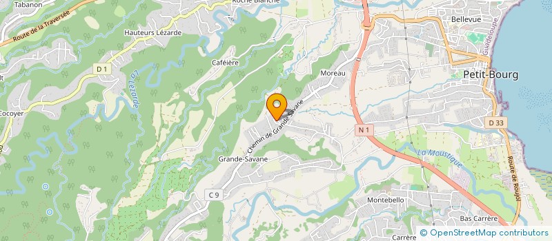 localisation de l'entreprise CENTRE REGIONAL HORTICOLE  PETIT-BOURG