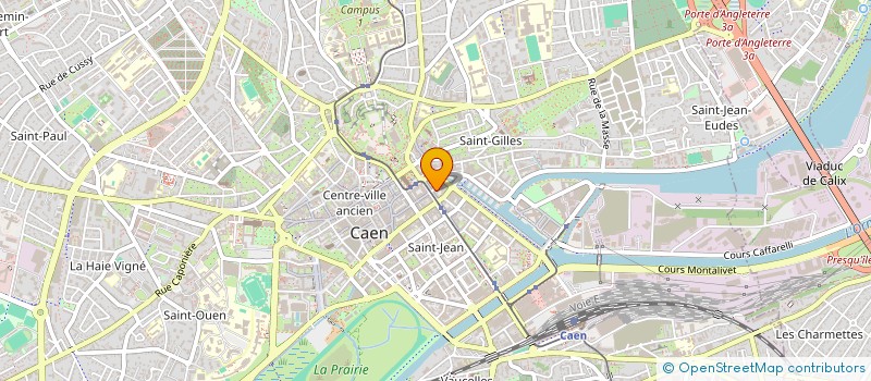 localisation de l'entreprise CENTRE REGIONAL INFORMATION JEUNESSE NORMANDIE à CAEN