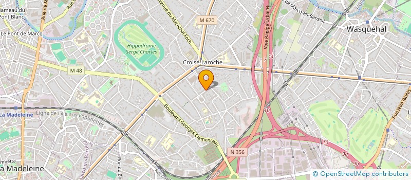 localisation de l'entreprise CENTRE REGIONAL INTER CONSEILS à MARCQ-EN-BARŒUL