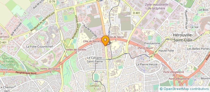 localisation de l'entreprise CENTRE REGIONAL MEDICO SPORTIF à CAEN