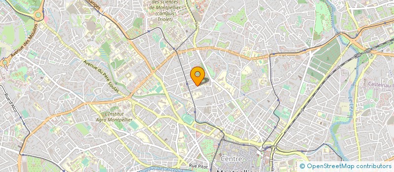 localisation de l'entreprise CENTRE REGIONAL OEUVRES UNIV SCOLAIRES  MONTPELLIER