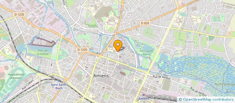 localisation de l'entreprise CENTRE REGIONAL OEUVRES UNIV SCOLAIRES à AMIENS