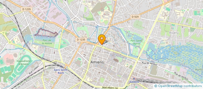 localisation de l'entreprise CENTRE REGIONALE INFORMATIQUE à AMIENS