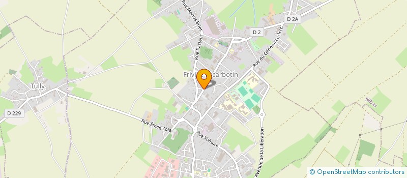 localisation de l'entreprise CENTRE RELAIS  FRIVILLE-ESCARBOTIN