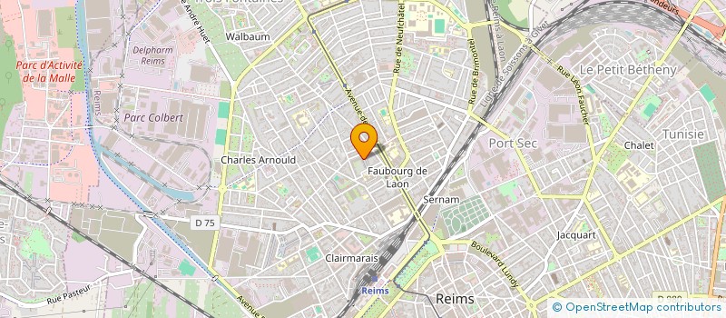 localisation de l'entreprise CENTRE REMOIS DE PSYCHOTHERAPIE ET NEUROMODUALTION  REIMS