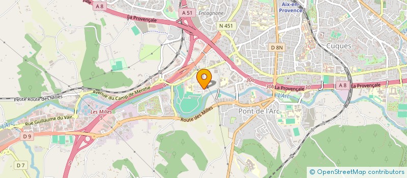 localisation de l'entreprise CENTRE RENCONTRE ET IDENTITE à AIX-EN-PROVENCE
