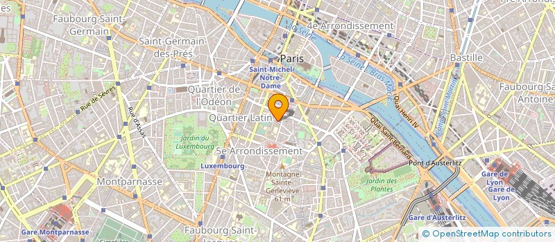 localisation de l'entreprise CENTRE RENE CAPITANT à PARIS