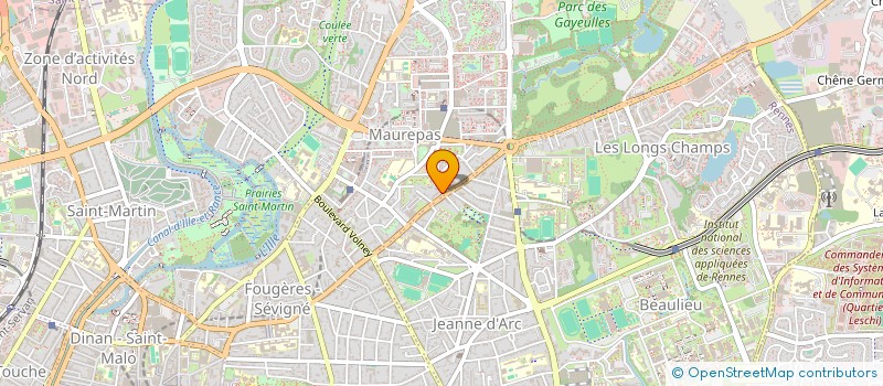 localisation de l'entreprise CENTRE RENNAIS CONTROLE AUTOMO à RENNES