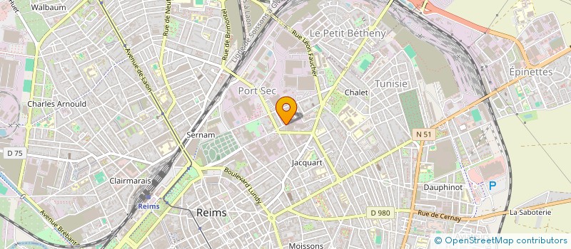 localisation de l'entreprise CENTRE REPARATION INDUSTRIELS SERVICES à REIMS