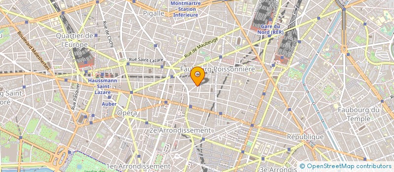 localisation de l'entreprise CENTRE RESERVATION HOTELIERE TOURISTIQUE à PARIS