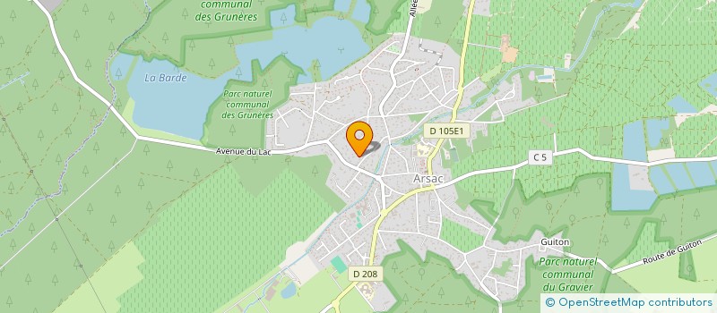 localisation de l'entreprise CENTRE RESILIENCE  ARSAC