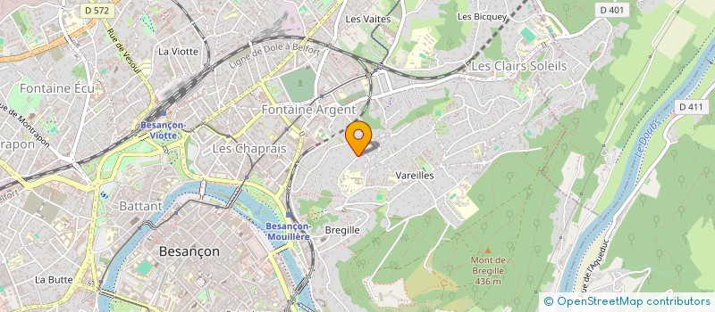 localisation de l'entreprise CENTRE RESSOURCE FRANCHE COMTE  BESANCON