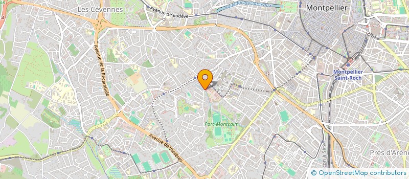 localisation de l'entreprise CENTRE RESSOURCE MONTPELLIER METROPOLE  MONTPELLIER