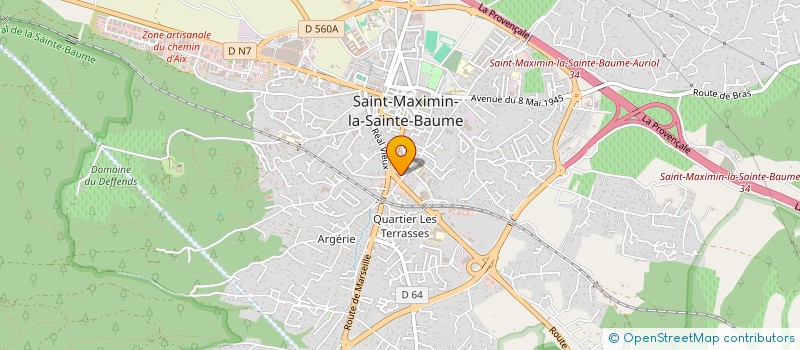 localisation de l'entreprise CENTRE RESSOURCES BELLE ET BIEN à SAINT-MAXIMIN-LA-SAINTE-BAUME