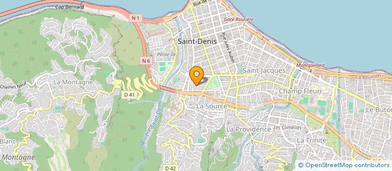 localisation de l'entreprise CENTRE REUNIONNAIS ETUDE ET FORMATION à SAINT-DENIS