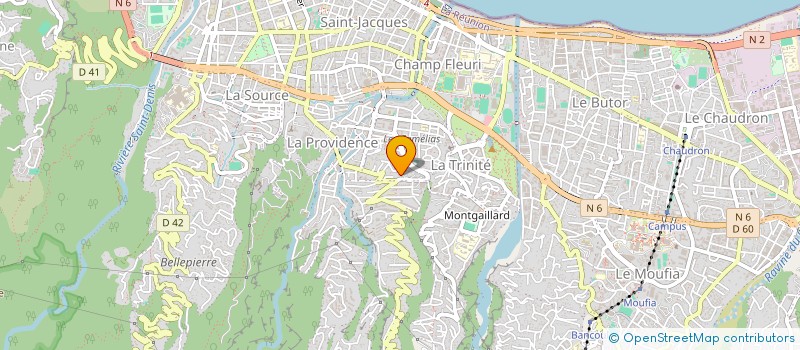 localisation de l'entreprise CENTRE REUNIONNAIS INFORMATION SUR PRIX à SAINT-DENIS