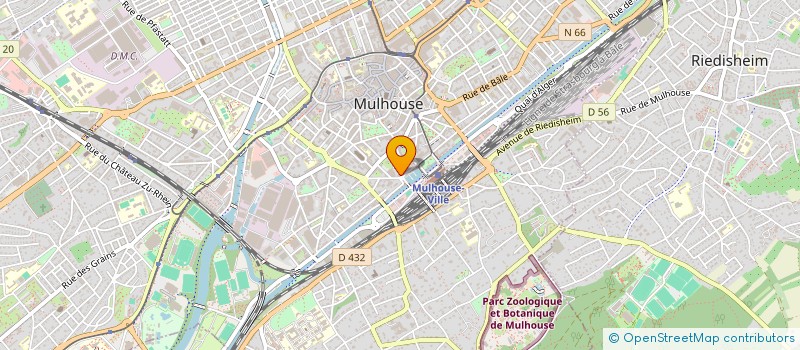 localisation de l'entreprise CENTRE RHENAN ARCHIVES RECHER ECONOMIQUE à MULHOUSE