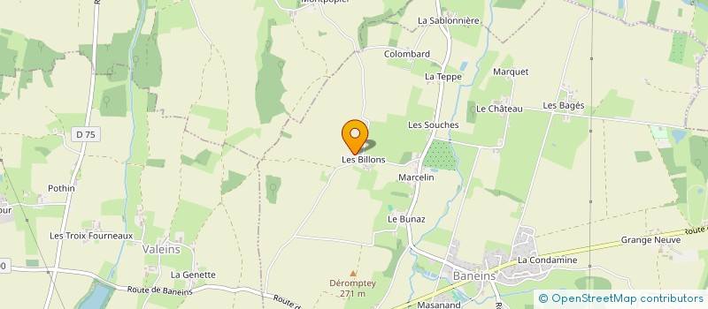 localisation de l'entreprise CENTRE RHONALPIN DE L IMMOBILIER  BANEINS