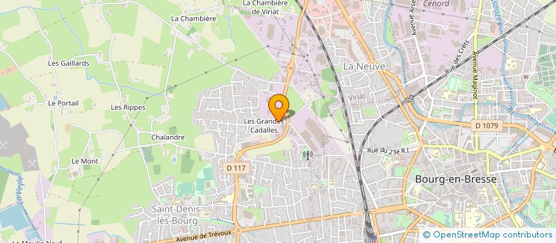 localisation de l'entreprise CENTRE RHONE ALPES DE MATERIAUX CRAMAT à SAINT-DENIS-LES-BOURG