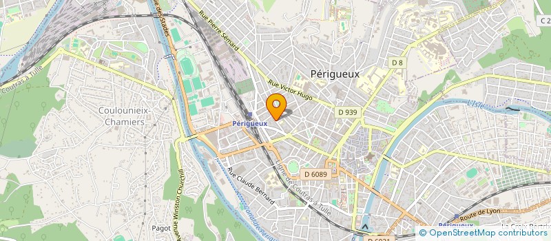 localisation de l'entreprise CENTRE SAINT-VINCENT DE PAUL à PERIGUEUX
