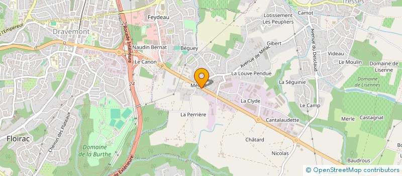 localisation de l'entreprise CENTRE SANTE ET FORMATION ENFANTS D'EUROPE  TRESSES