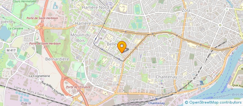 localisation de l'entreprise CENTRE SAOUDIEN POUR LE CONTROLE INTERNATIONAL D ABATTAGE SELON LE RITE ISLAMIQUE à NANTES