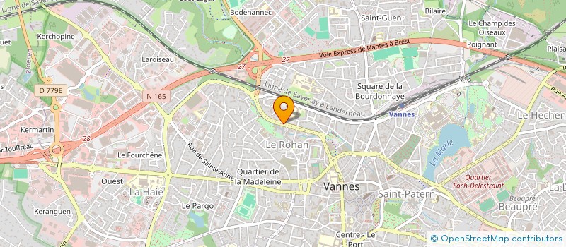 localisation de l'entreprise CENTRE SCIENTIFIQUE ET TECHNIQUE DE LA MEDECINE ESTHETIQUE ET DE L'INFORMATIQUE à VANNES